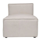 Fauteuil central sans accoudoirs pour canapé modulable contemporain - 36,75P x 28,25L x 28H