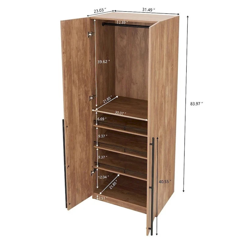 Lot de 2 armoires autoportantes Lee Modern 3.0