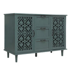 Meuble 2 Portes 3 Tiroirs Mobilier Américain Adapté pour Chambre - N/A