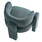 Fauteuil d'appoint en tissu bouclette