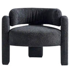 Fauteuil d'appoint en tissu bouclette