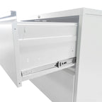 Classeur vertical à 3 tiroirs avec serrure, armoire de classement en acier pour bureau/domicile