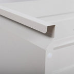 Classeur vertical à 3 tiroirs avec serrure, armoire de classement en acier pour bureau/domicile