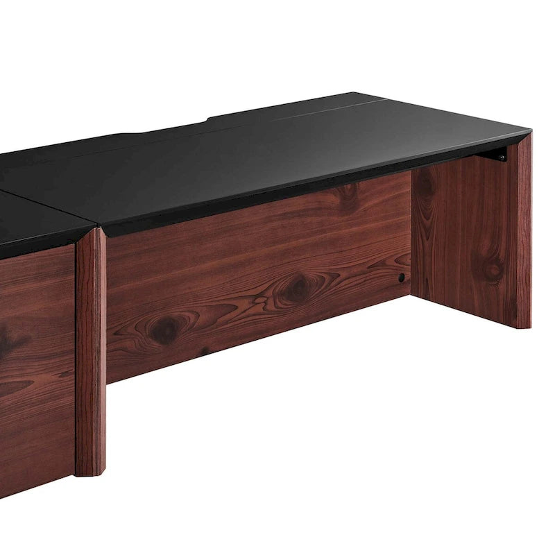Bureau mural Kinetic 38 avec armoire et étagère