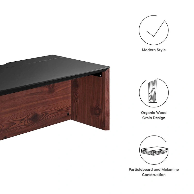 Bureau mural Kinetic 38 avec armoire et étagère