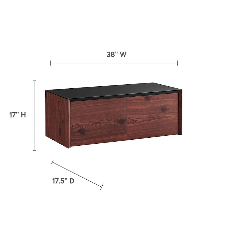 Bureau mural Kinetic 38 avec armoire et étagère