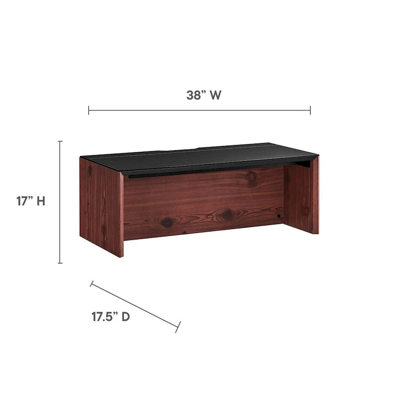 Bureau mural Kinetic 38 avec armoire et étagère