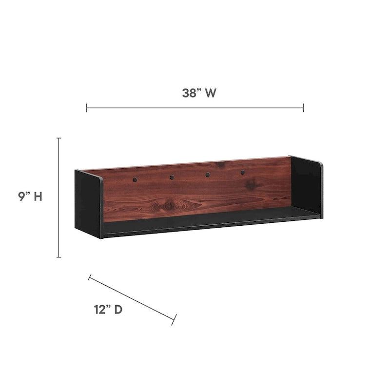 Bureau mural Kinetic 38 avec armoire et étagère