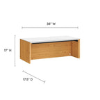 Bureau mural Kinetic 38 avec armoire et étagère