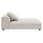 Chaise longue sans accoudoirs en tissu rembourré modulaire Solace