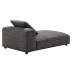 Chaise longue sans accoudoirs en tissu rembourré modulaire Solace