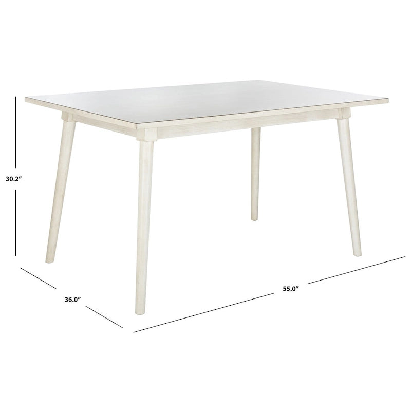 Table de salle à manger rectangulaire Theobalda - 55 x 36 x 30.3