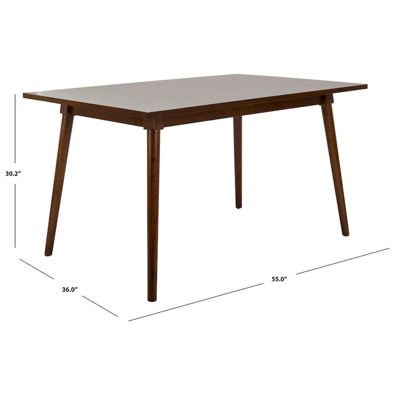 Table de salle à manger rectangulaire Theobalda - 55 x 36 x 30.3